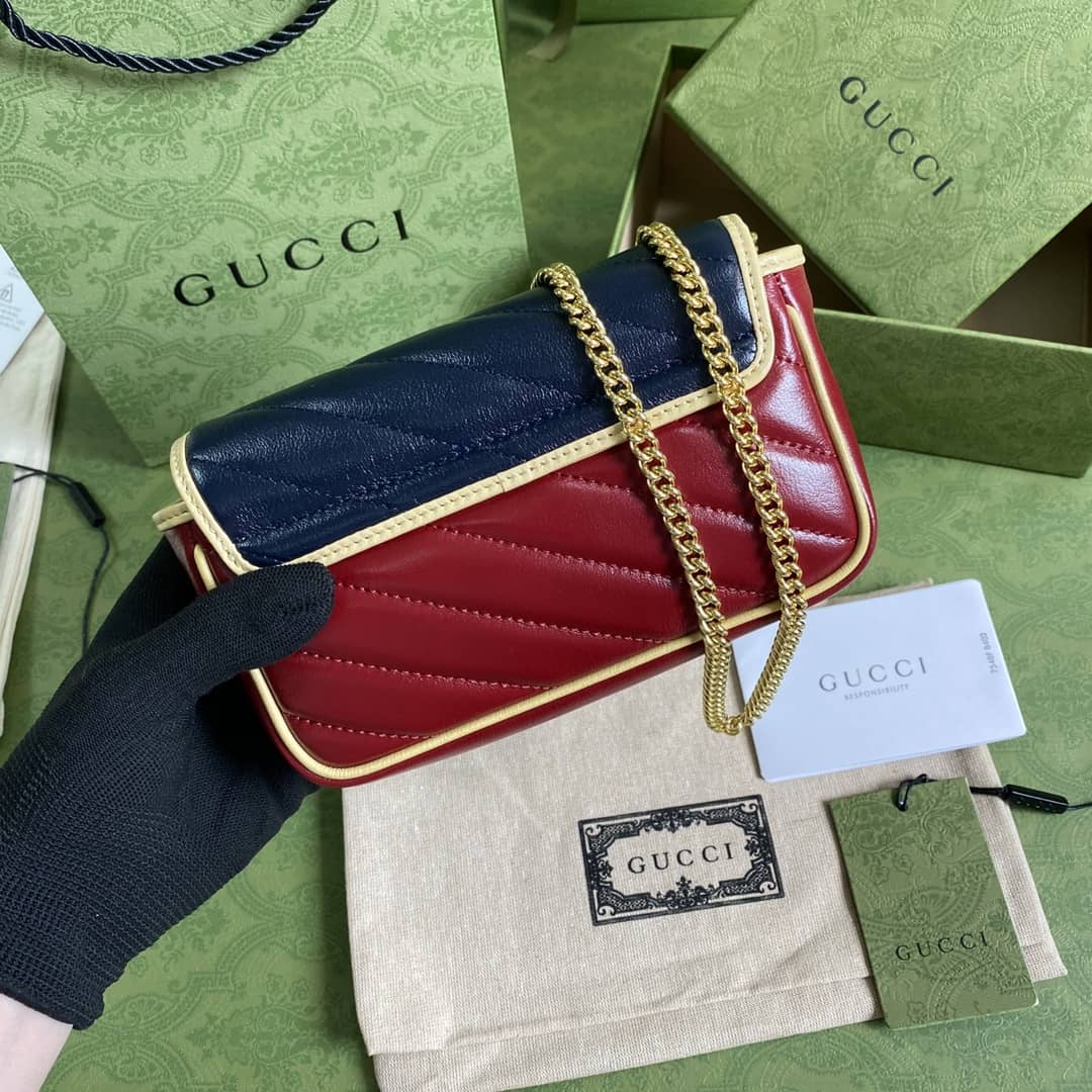Gvc*1 Marmont GG Mini Chain Shoulder Bag Replica 574969