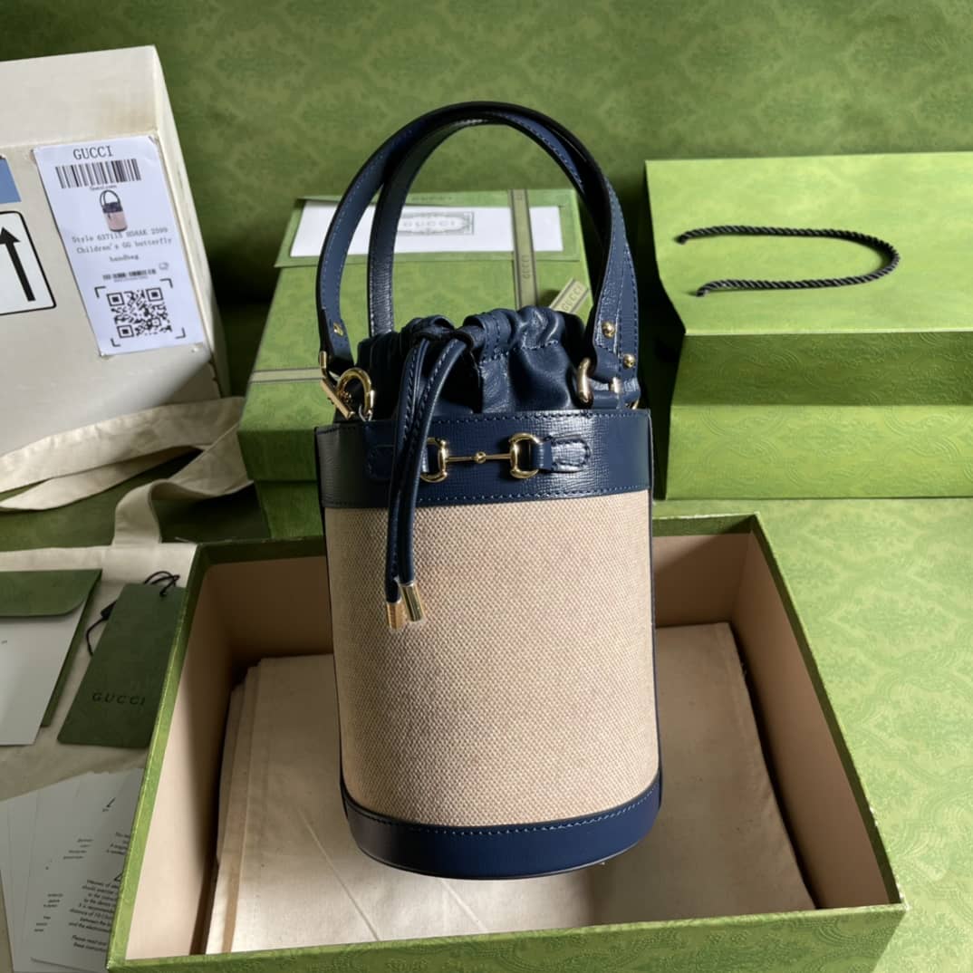Gvc*1 Horsebit 1955 Small Bucket Bag Replica 637115