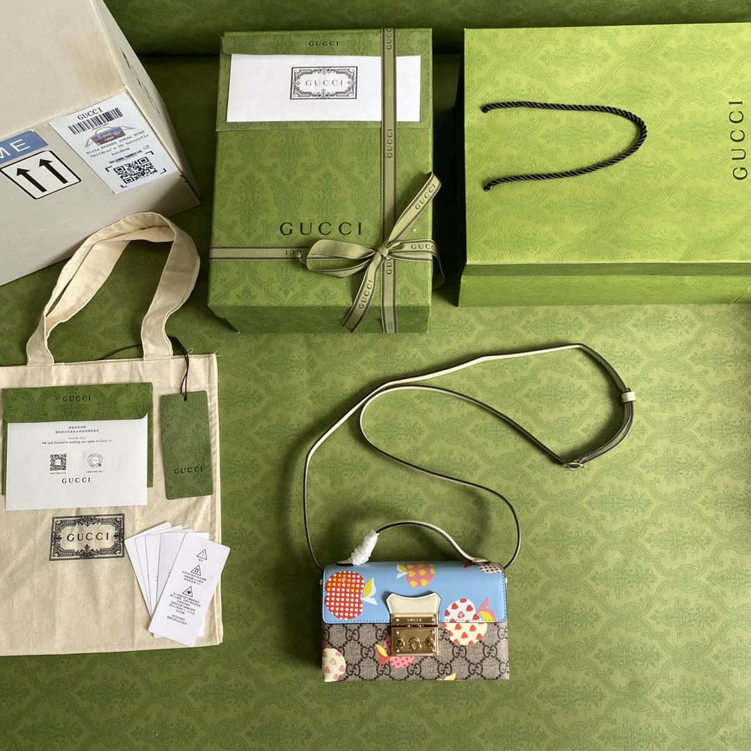 Gvc*1 Padlock GG Svp*me Canvas Top Handle Mini Bag Replica 652683