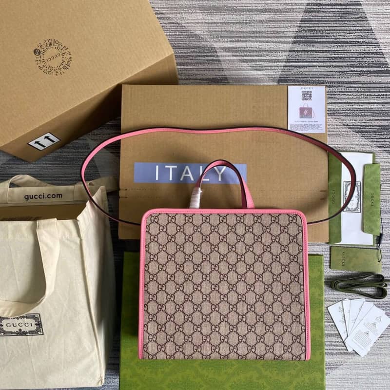 Gvc*1 Svp*me Canvas Children Yuko Higuchi Tote Replica Pink 630542