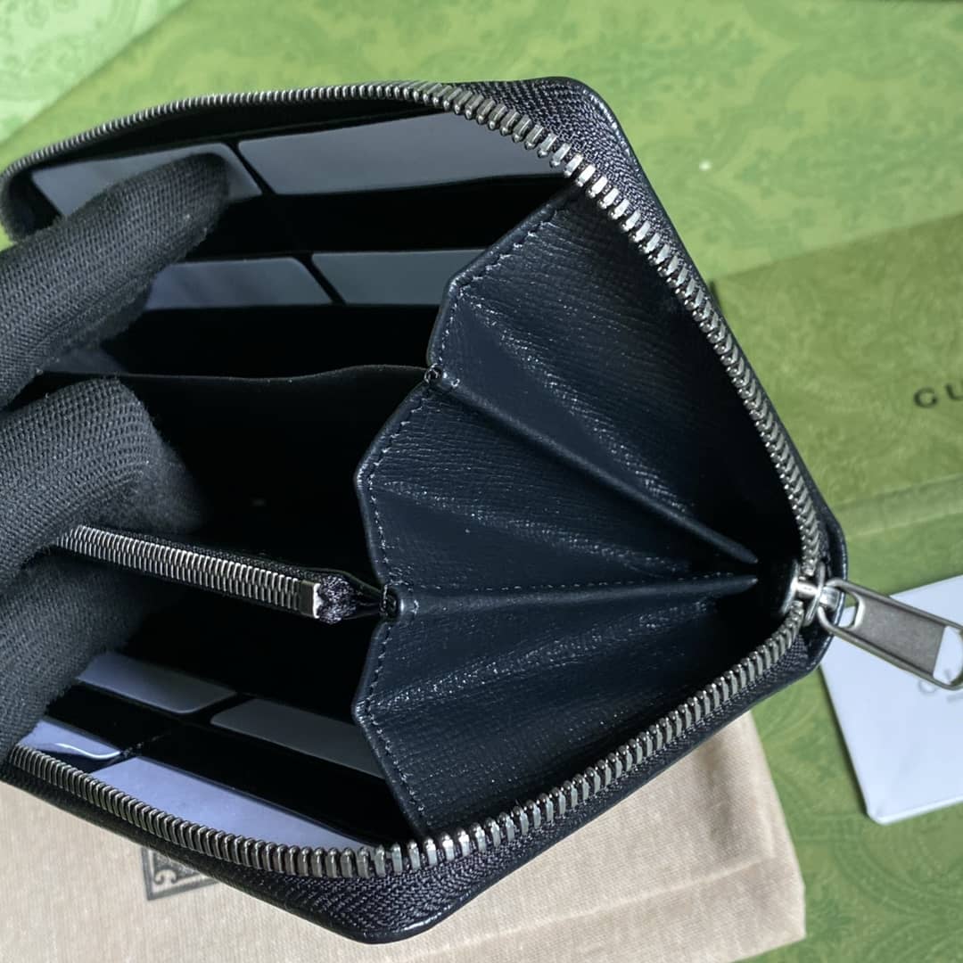 Gvc*1 Interlocking G Zip Around Wallet Replica 673003