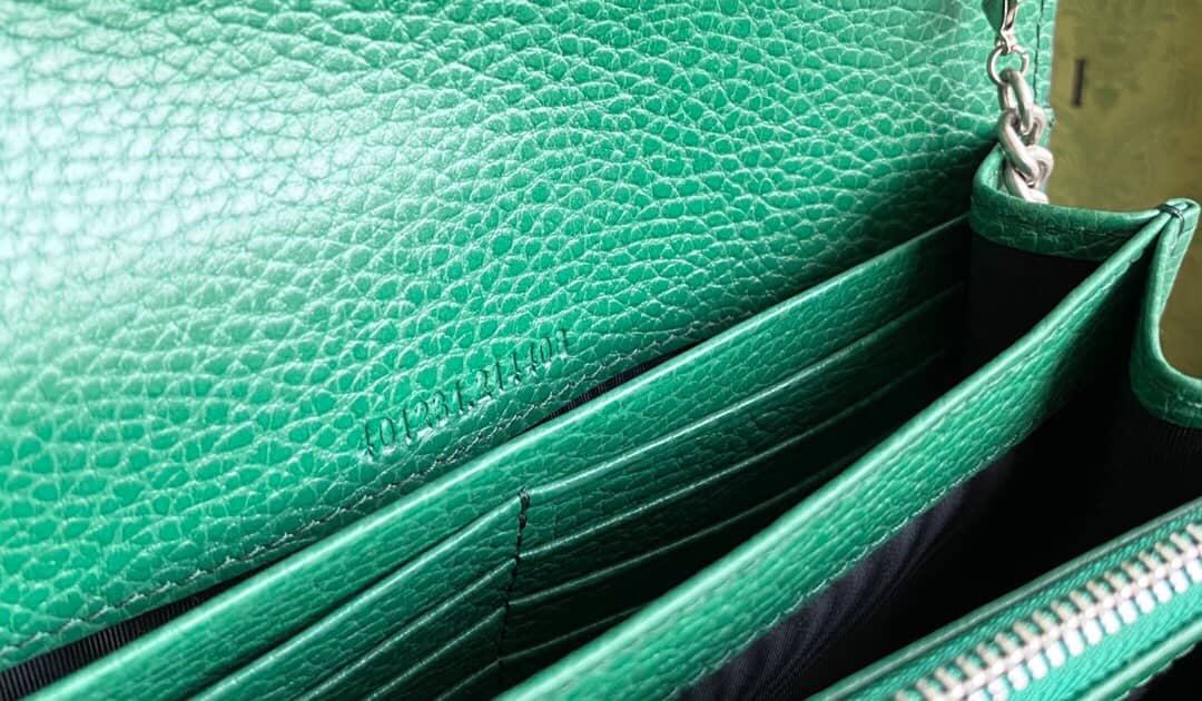 Gvc*1 Dionysus Chain Wallet Shoulder Bag Replica Green 401231