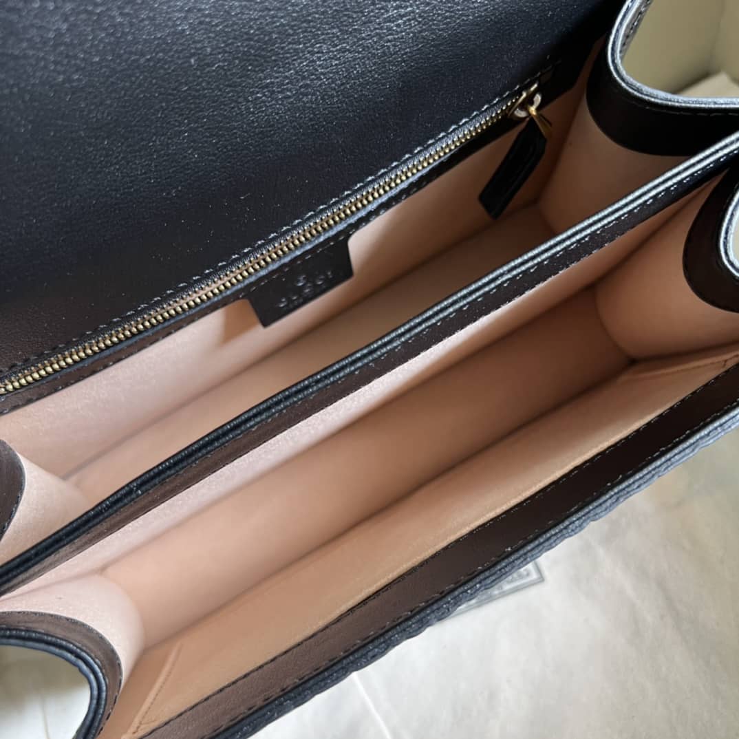 Gvc*1 Ophidia Small Top Handle Shoulder Bag With Web 651055 Replica