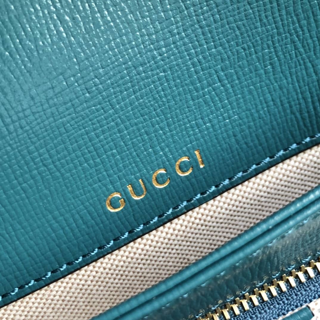 Gvc*1 Horsebit 1955 Shoulder Bag Replica Blue 602204