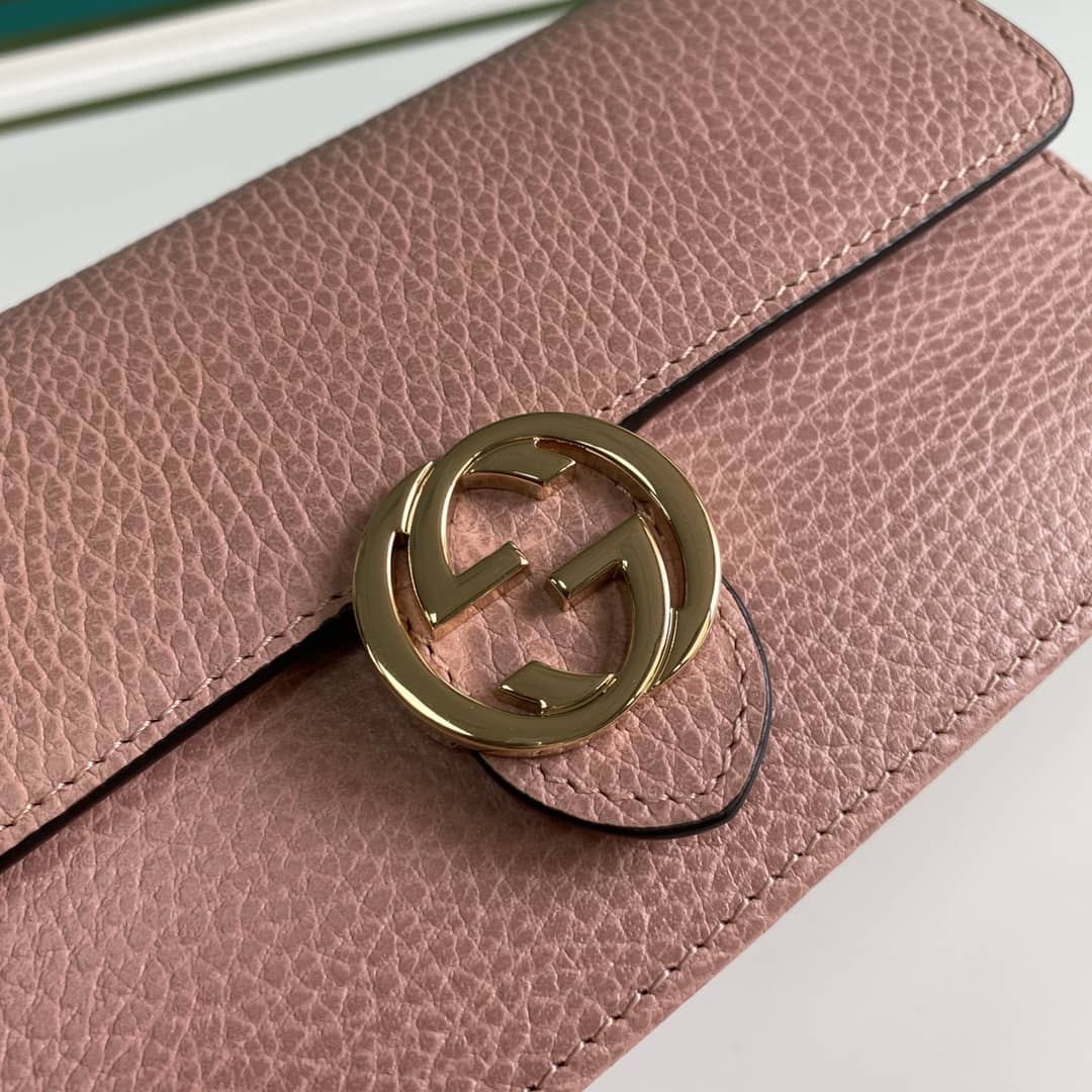 Gvc*1 Interlocking Crossbody Bag Chain Wallet Replica 510314