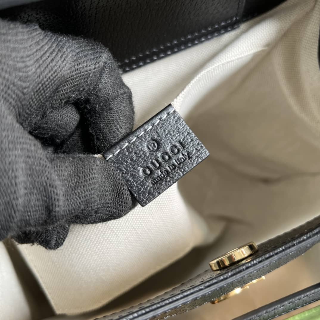 Gvc*1 Diana GG Small Black 660195 Replica Tote Bag