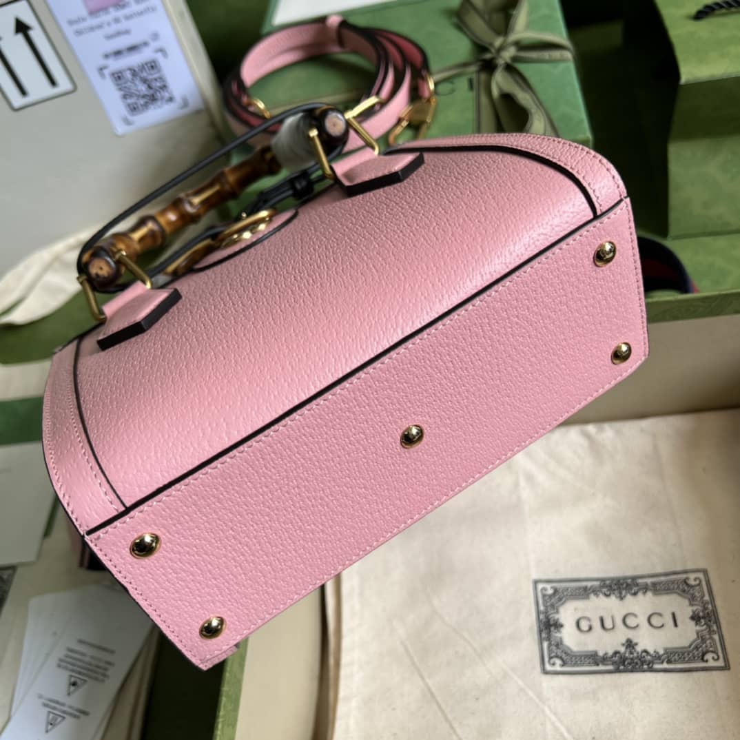 Gvc*1 Diana Mini Tote Pink 702732 Replica Bag