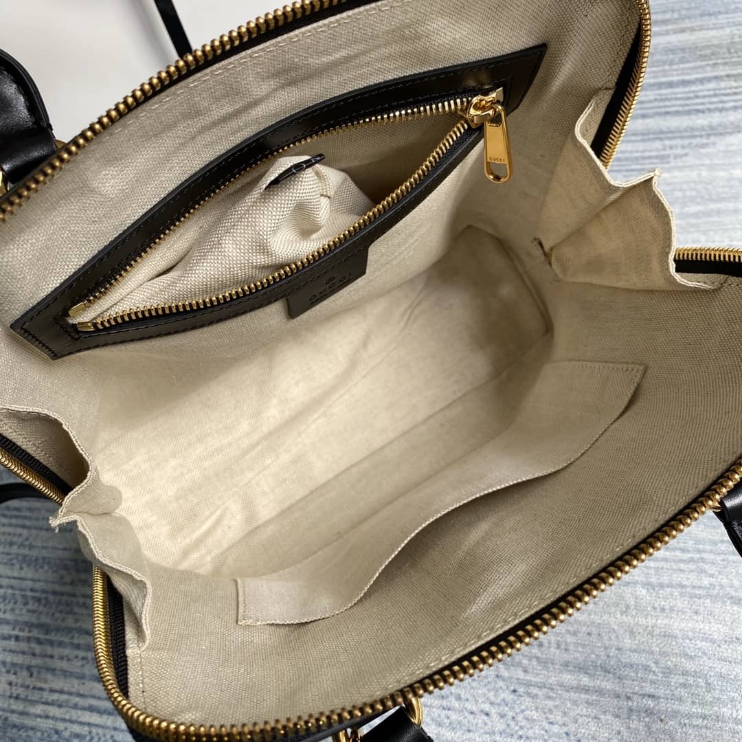 Gvc*1 1955 Horsebit Polkadot Handle Bag Replica 621220