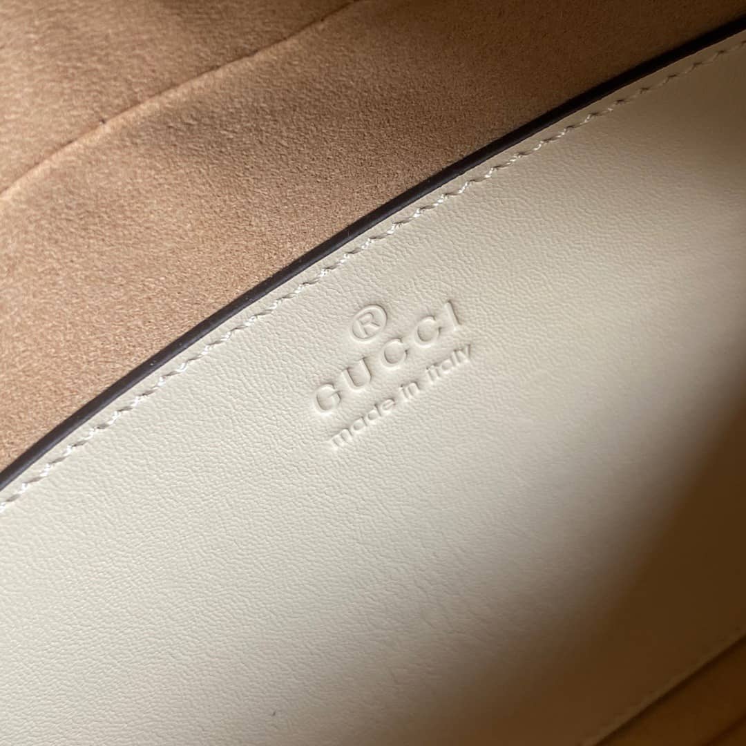 Gvc*1 GG Marmont Small Shoulder Handbag Camera Bag Replica White 447632