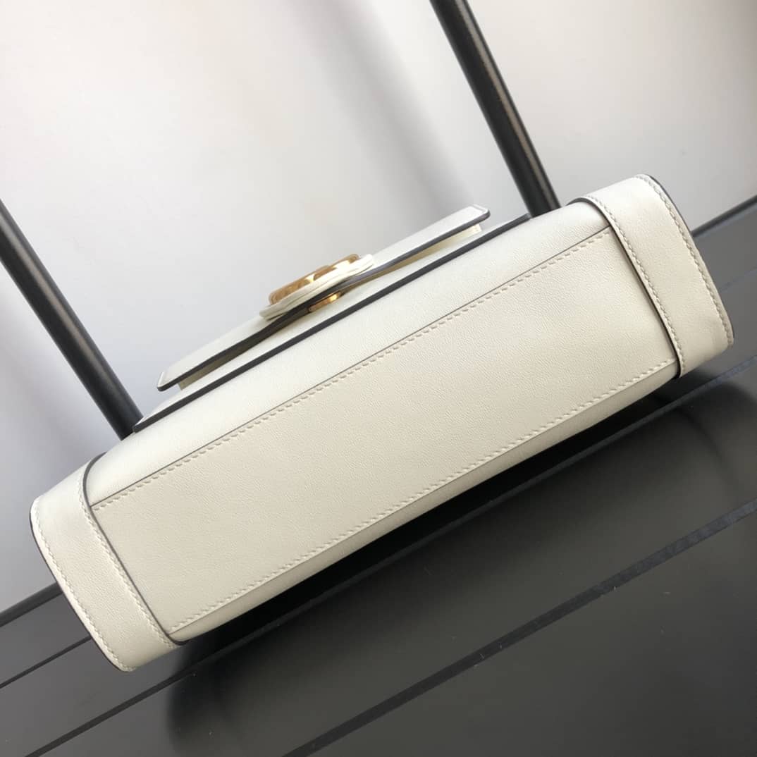 Gvc*1 Small Shoulder Bag With Double G Replica White 648999