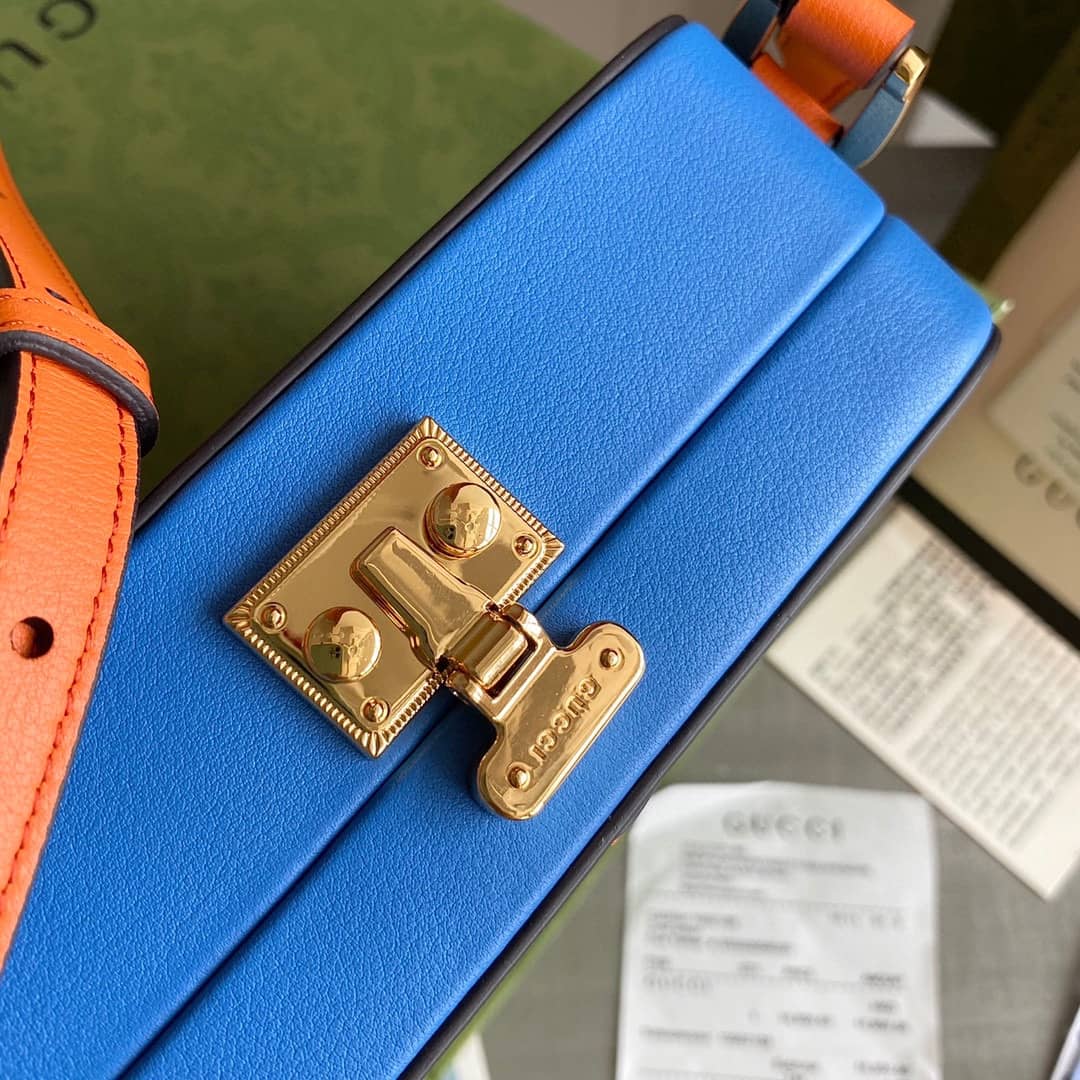 Gvc*1 Interlocking G Mini Bag Replica Blue 658230