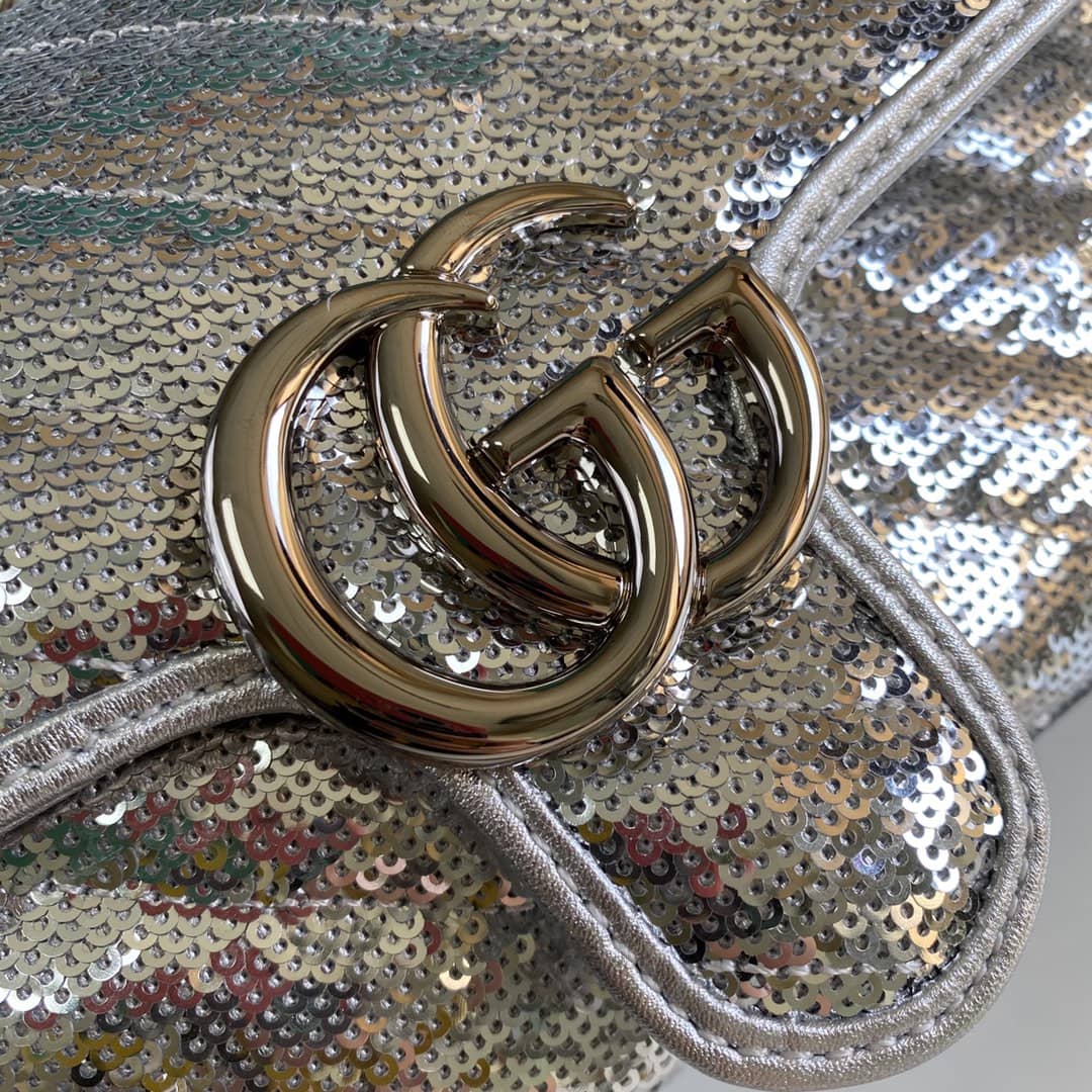 Gvc*1 Marmont GG Matelasse Leather Mini Shoulder Bag Replica 446744