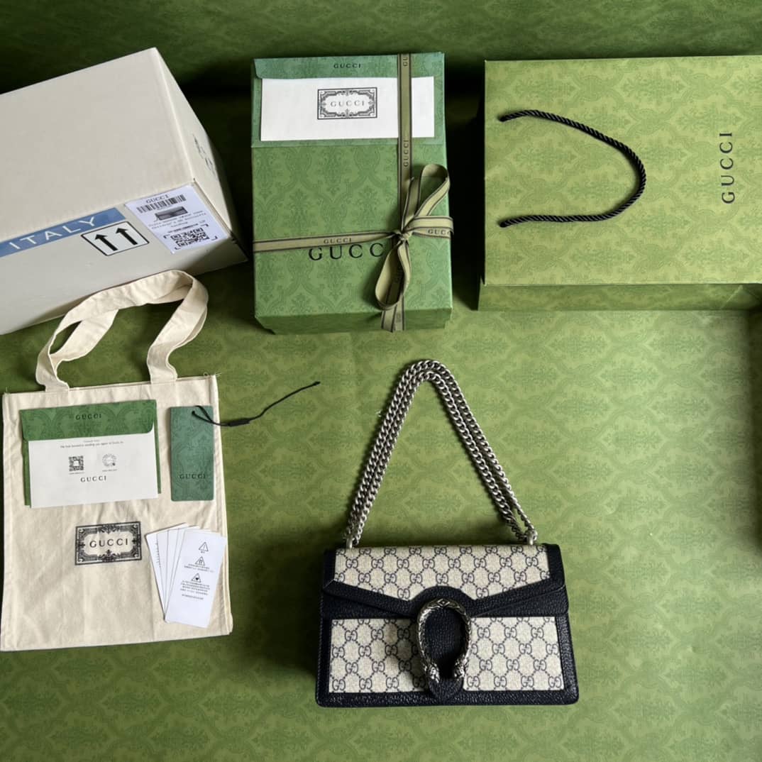 Gvc*1 Dionysus GG Svp*me Leather 400249 Replica Crossbody Bag