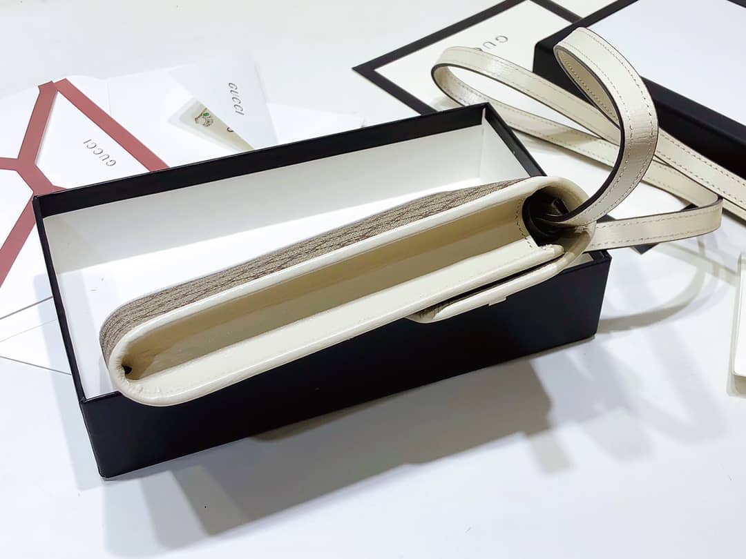 Gvc*1 Ophidia GG Mini Bag Replica White 625757