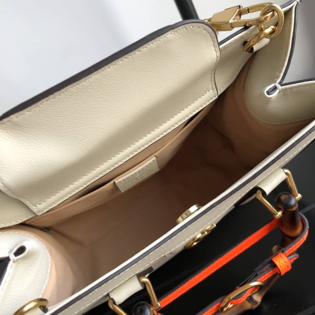 Gvc*1 Diana Small Tote Replica White 660195