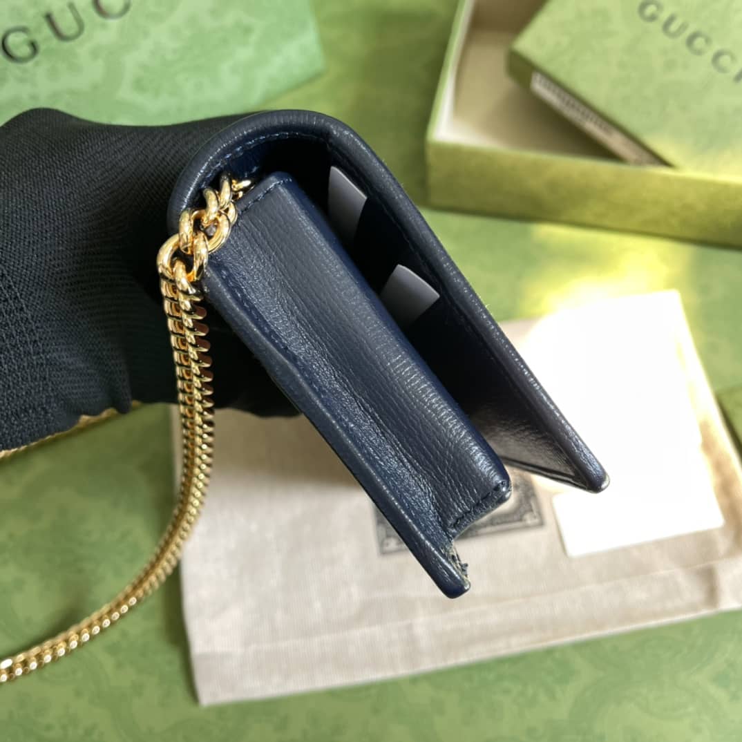 Gvc*1 1955 Horsebit Chain Wallet Replica 621892