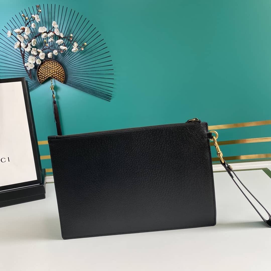 Gvc*1 Animalier Leather Pouch Replica 523684