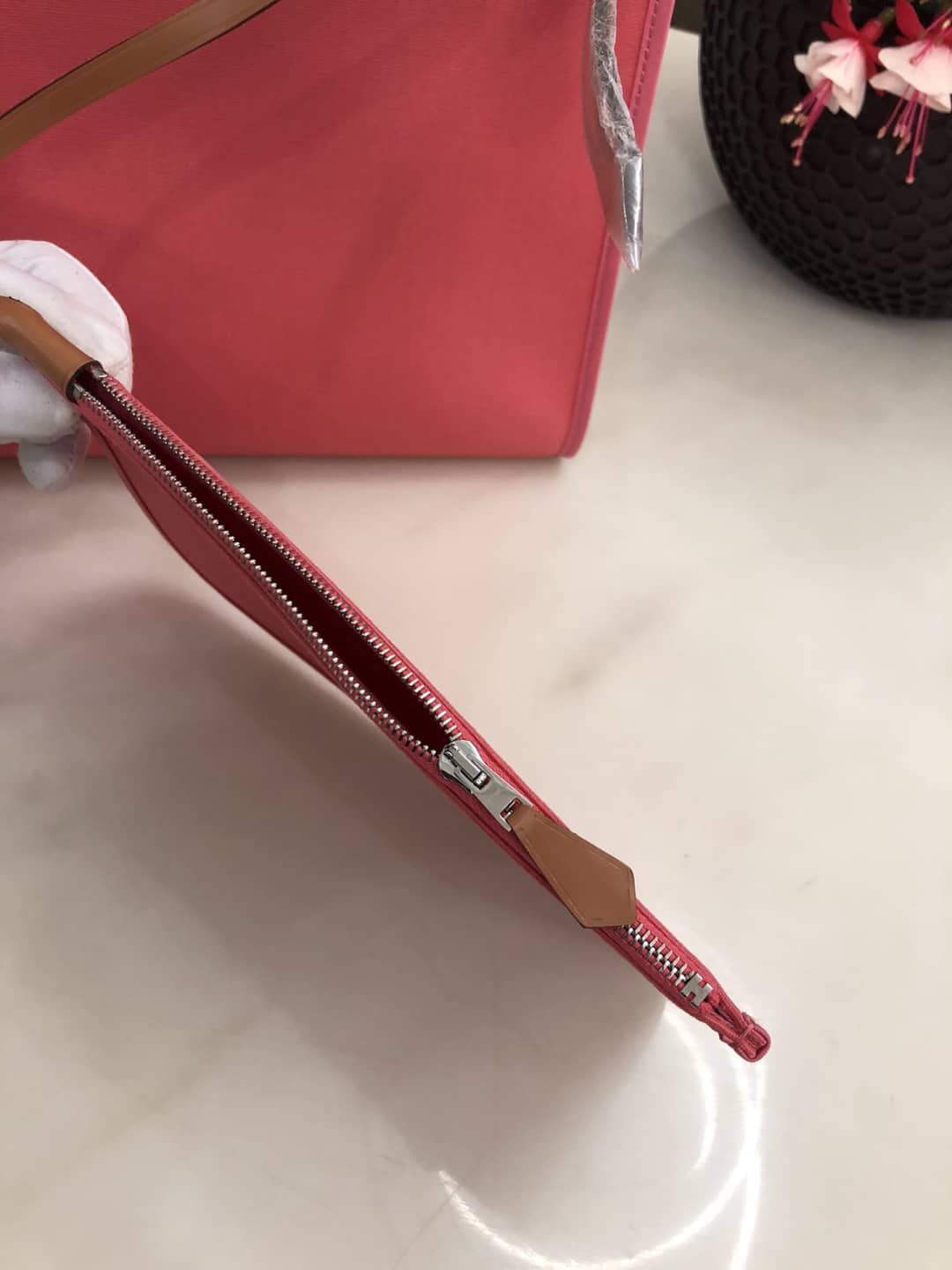 Replica H**me5 Birkin Bag 31 Canvas Leather HerBag