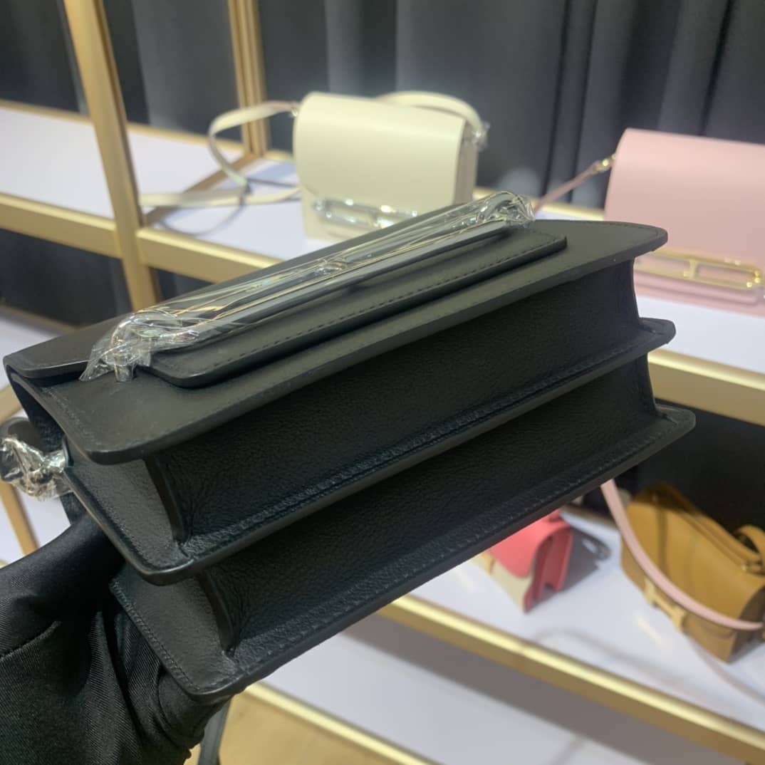 H**me5 Roulis Mini Sac Evercolor Calfskin Leather Crossbody Bag