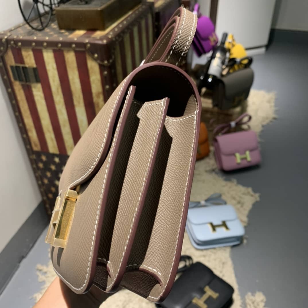 H**me5 Replica Constance Bag 18CM Epsom Leather