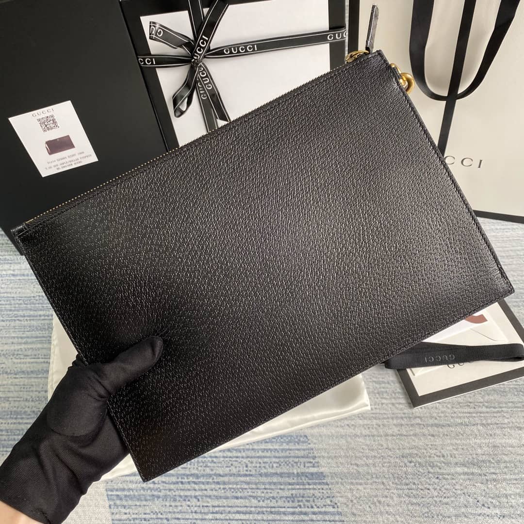 Gvc*1 Animalier Leather Pouch Replica 523684