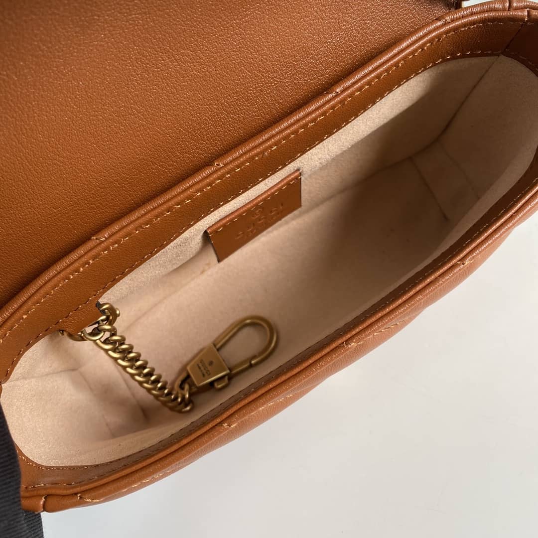 Gvc*1 GG Marmont Matelassé Mini Crossbody Bag Replica 476433