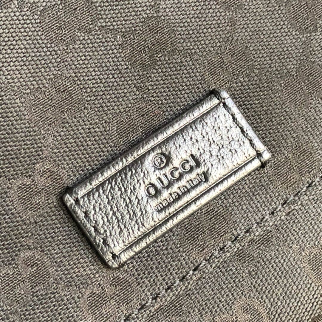 Gvc*1 GG Canvas Messenger Bag Replica Black 146236