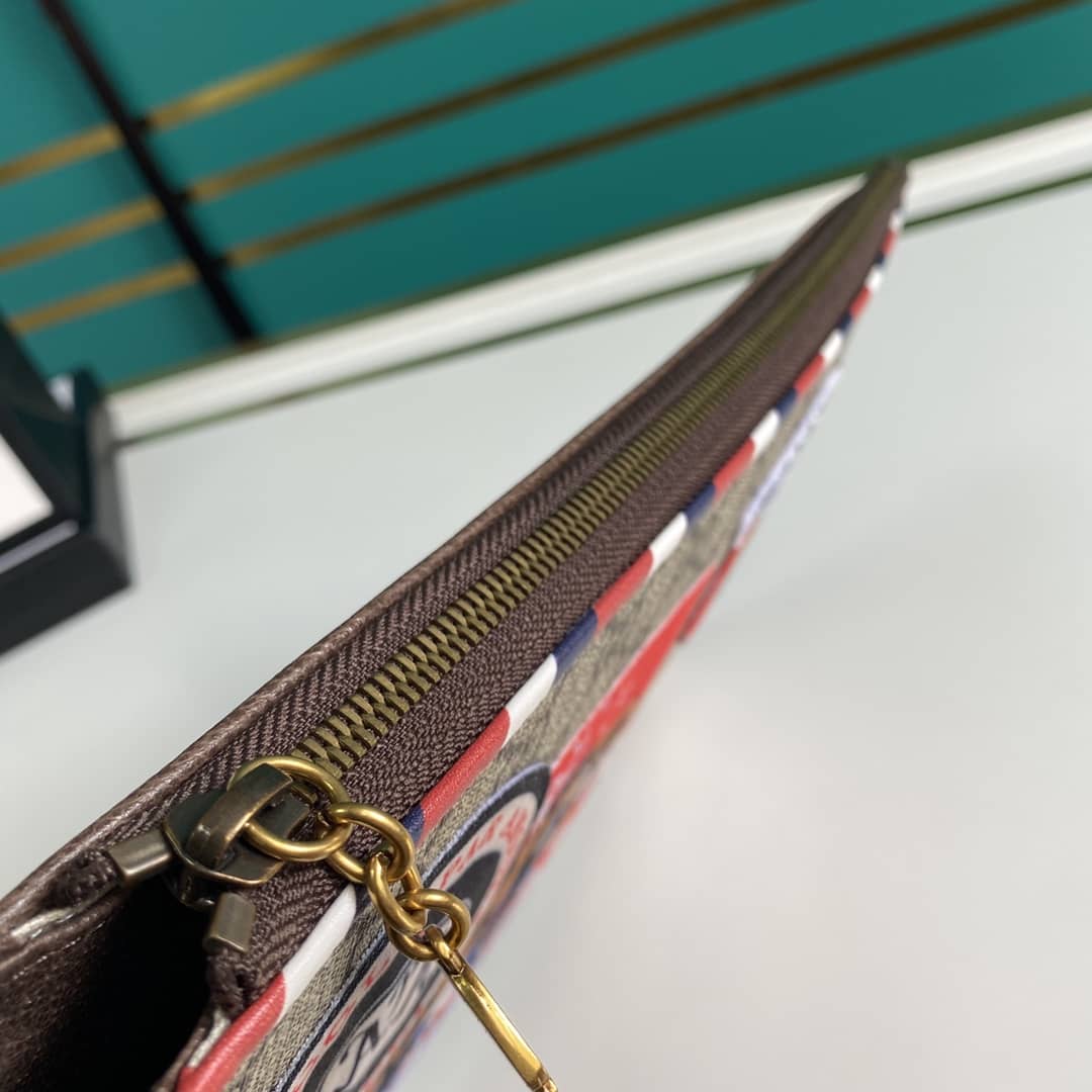 Gvc*1 GG Svp*me Monogram Courrier Zip Pouch Replica 473915