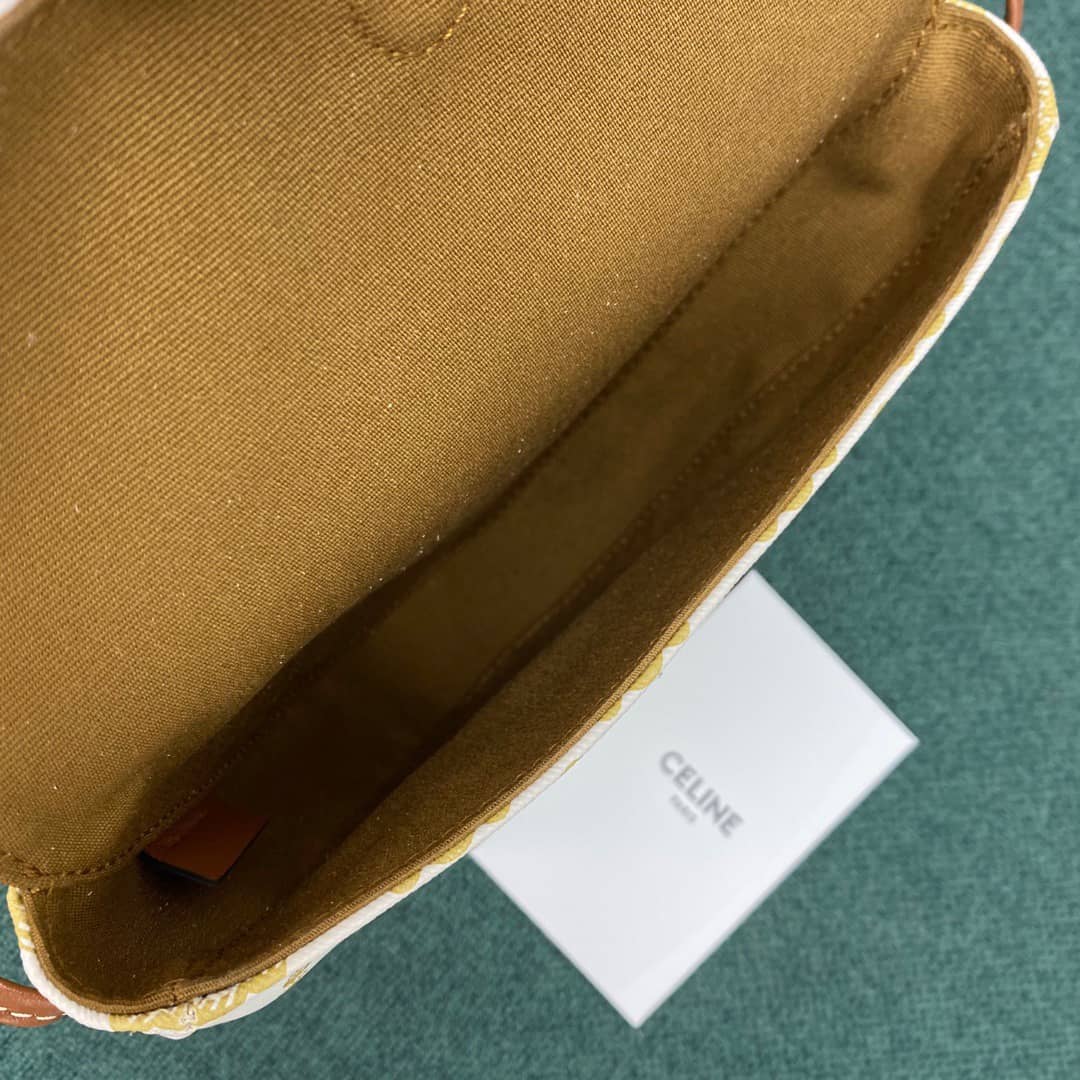 Ce1i*e Triomphe Bag Dupe Canvas Print Replica Bag