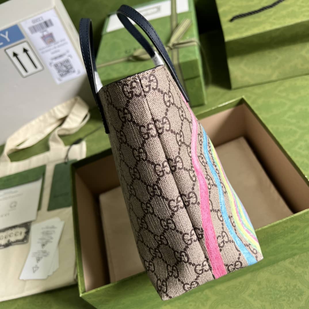 Gvc*1 Children GG Tote Cat Print 410812 Replica Bag