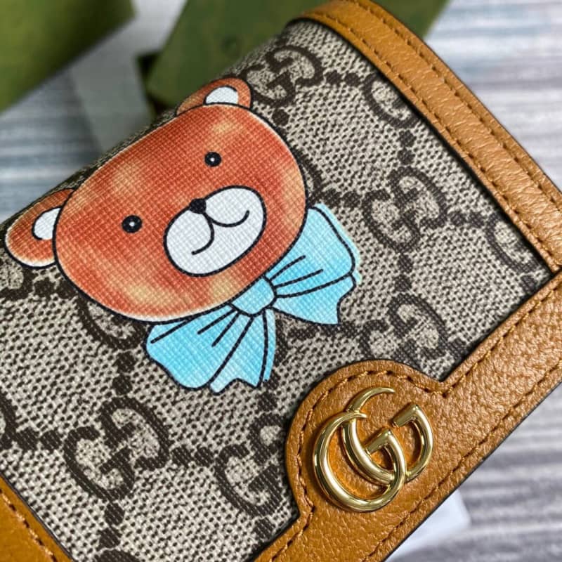 Gvc*1 Teddy Bear Joint Series Wallet Replica 654541