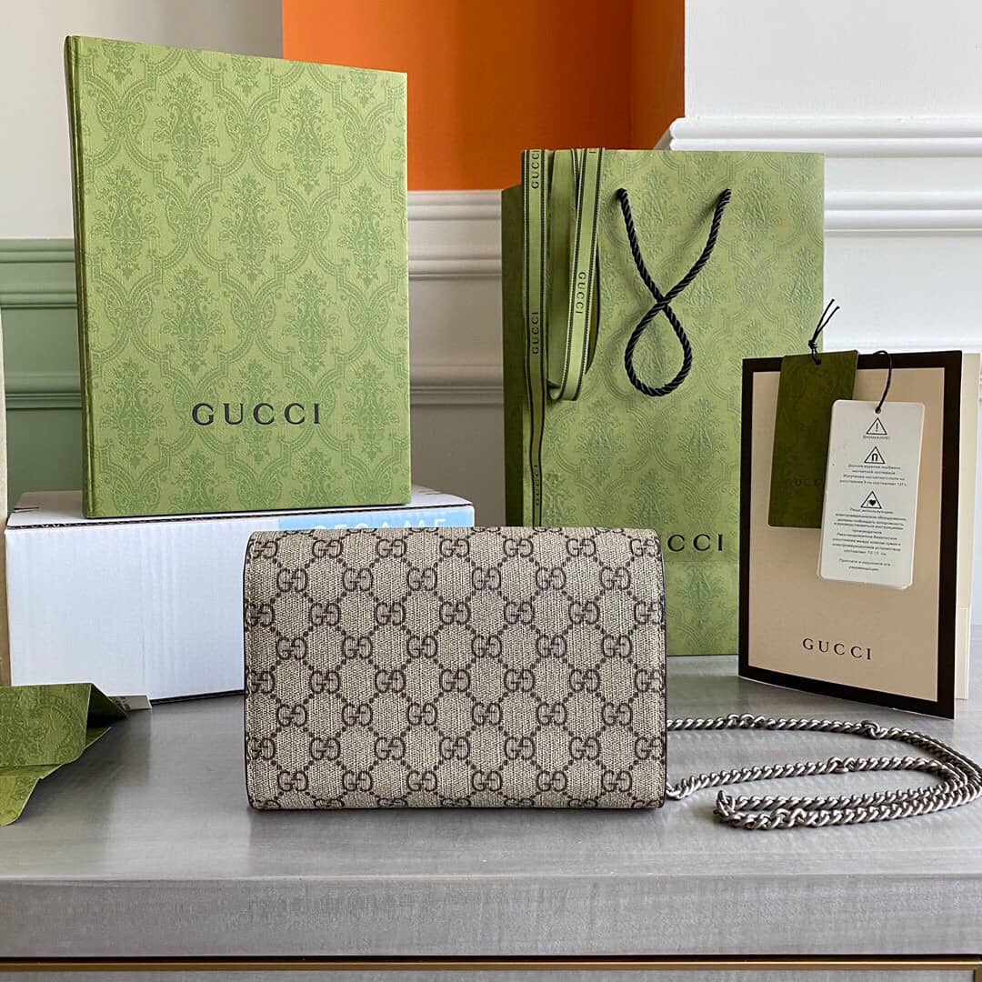 Gvc*1 Dionysus Chain Wallet Shoulder Bag Replica Brown 401231