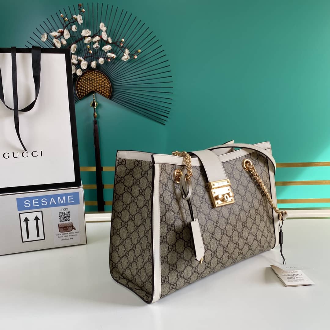 Gvc*1 Padlock GG Svp*me Canvas Shoulder Bag Replica 479197