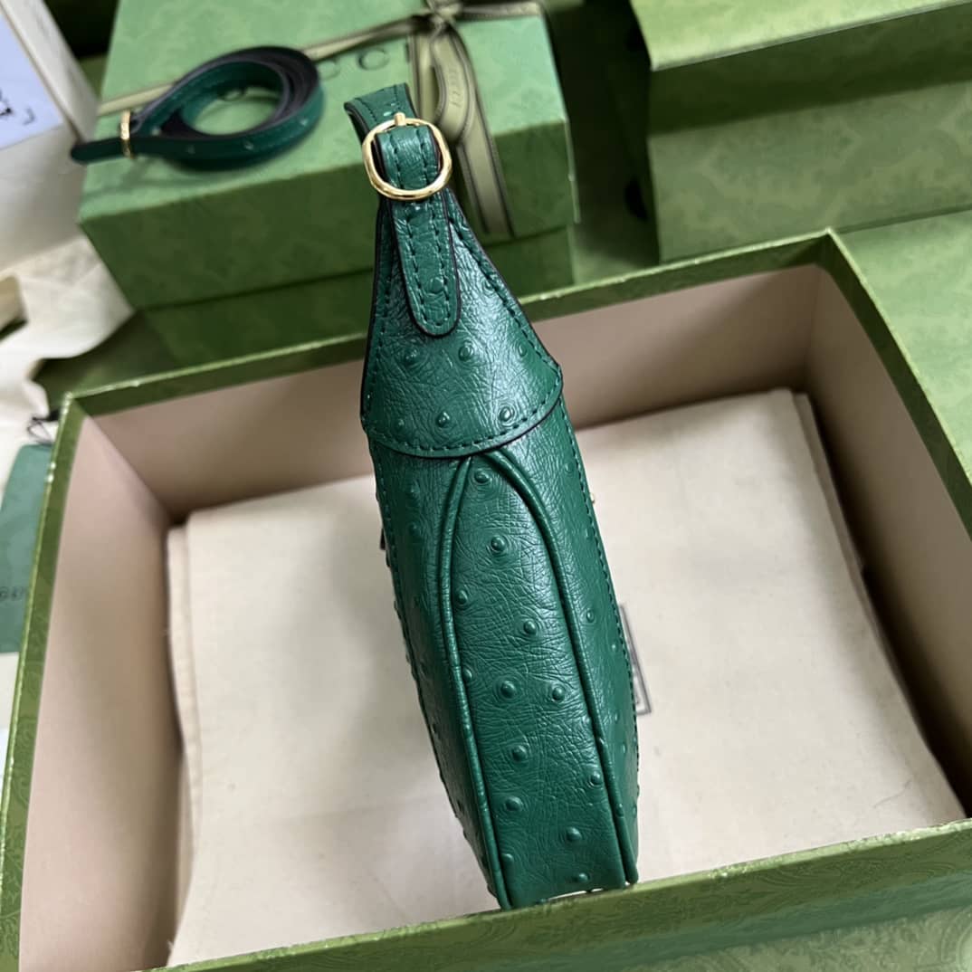 Gvc*1 Jackie 1961 Ostrich Mini Hobo 637091 Replica Shoulder Bag