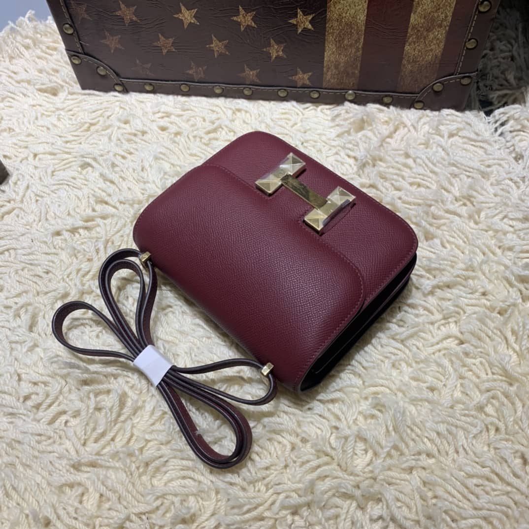 H**me5 Replica Constance Bag 18CM Epsom Leather