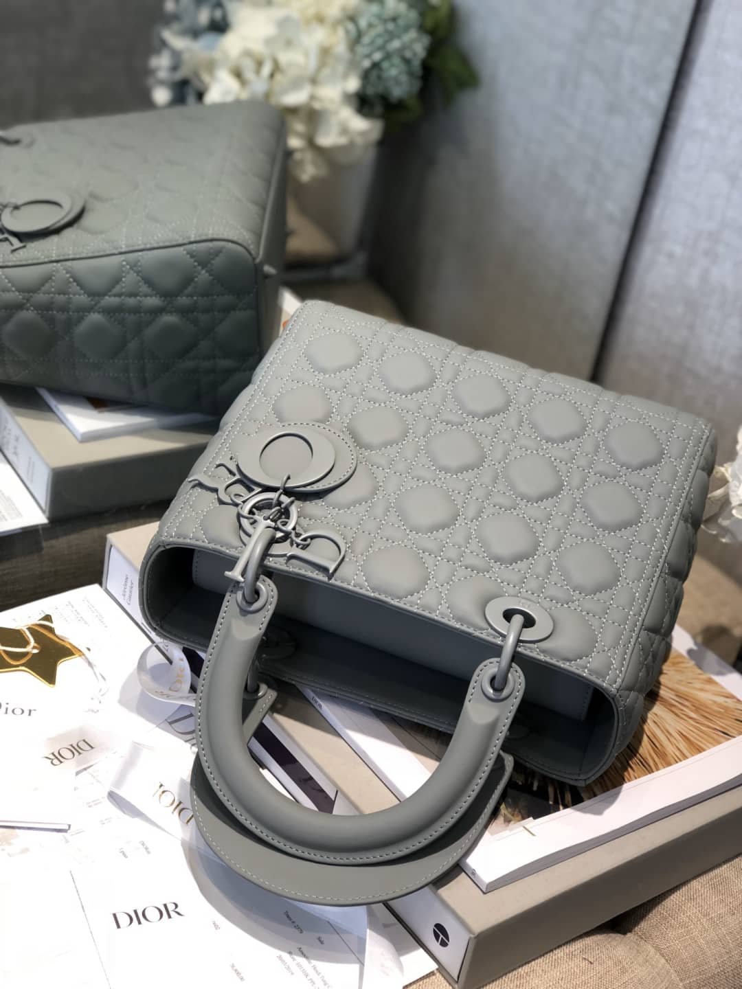 Chr1st1an D10r Lady D10r 24CM Replica Bag