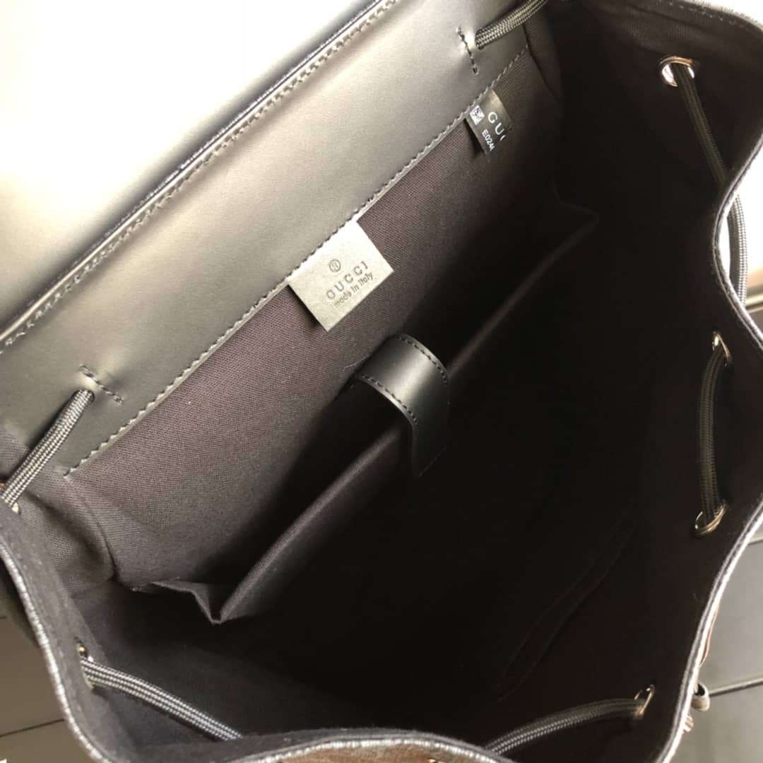 Gvc*1 Soft GG Svp*me Canvas Backpack Replica Black 450958