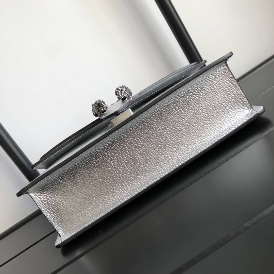 Gvc*1 GG Dionysus Small Shoulder Bag Replica Silver 499623