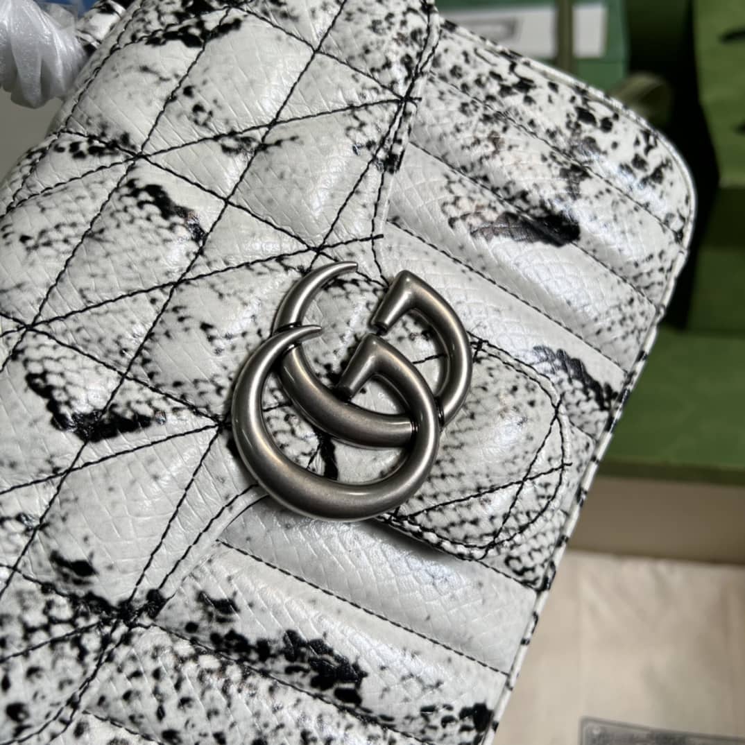 Gvc*1 GG Marmont Mini Leather Top Handle Crossbody Bag 547260 Replica