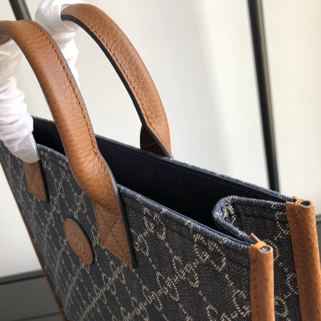 Gvc*1 GG Multicolor Kids Girl Tote Replica Blue 550763