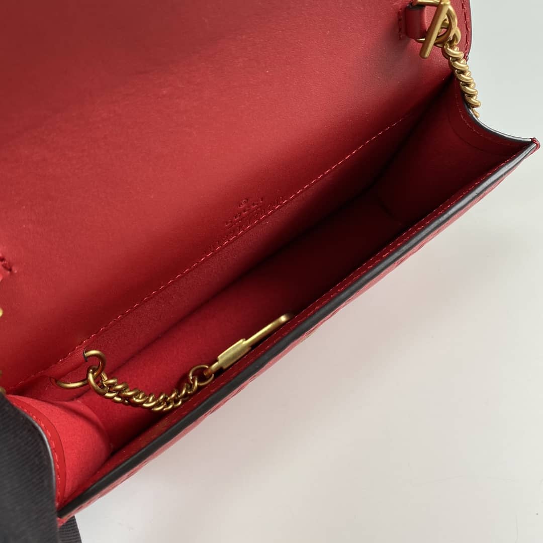 Gvc*1 Svp*me GG Mini Bag With Cherries Replica 481291