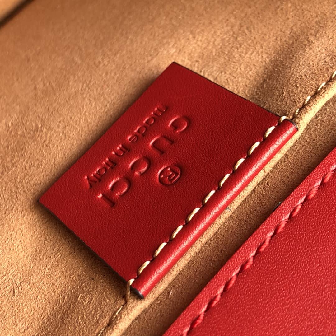 Gvc*1 Sylvie Leather Mini Chain Shoulder Bag Replica Red 431666