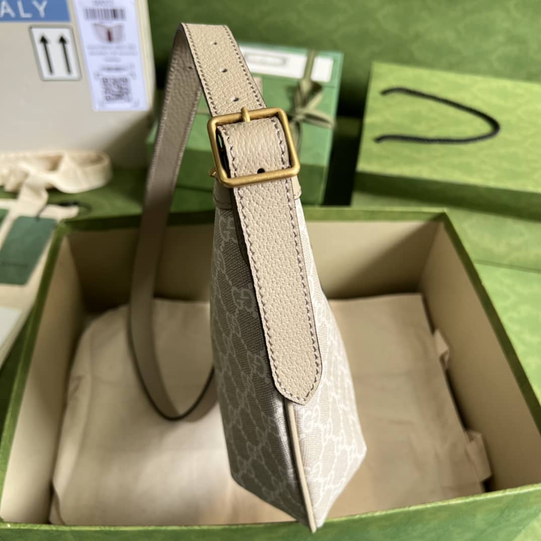 Gvc*1 Ophidia Small GG Svp*me Canvas White 598125 Replica Shoulder Bag