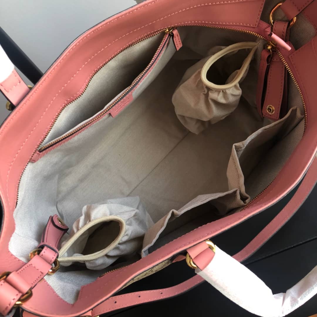 Gvc*1 Soft GG Svp*me Baby Changing Bag Replica Pink 457356