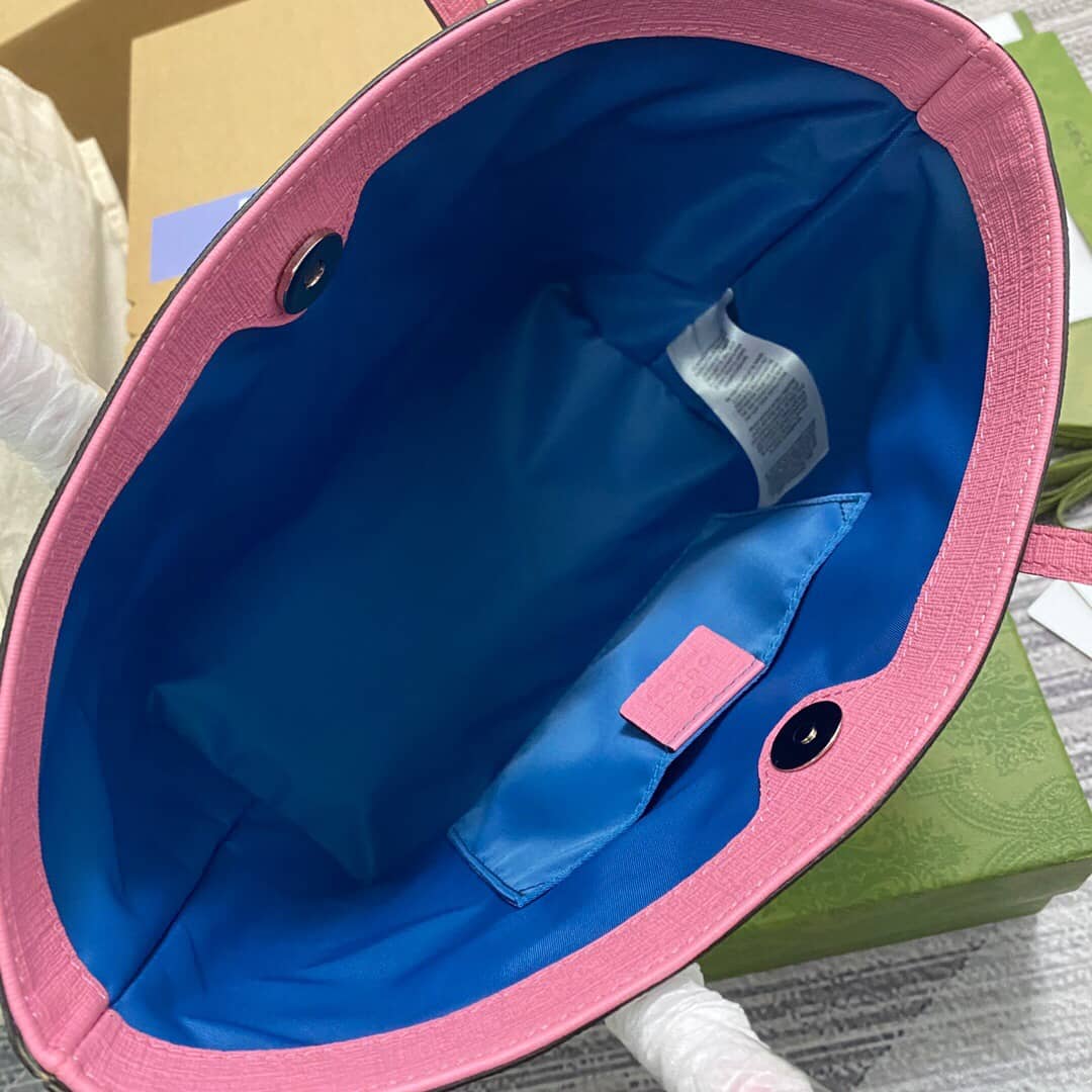 Gvc*1 Children GG Svp*me Canvas Replica Tote Brown 410812