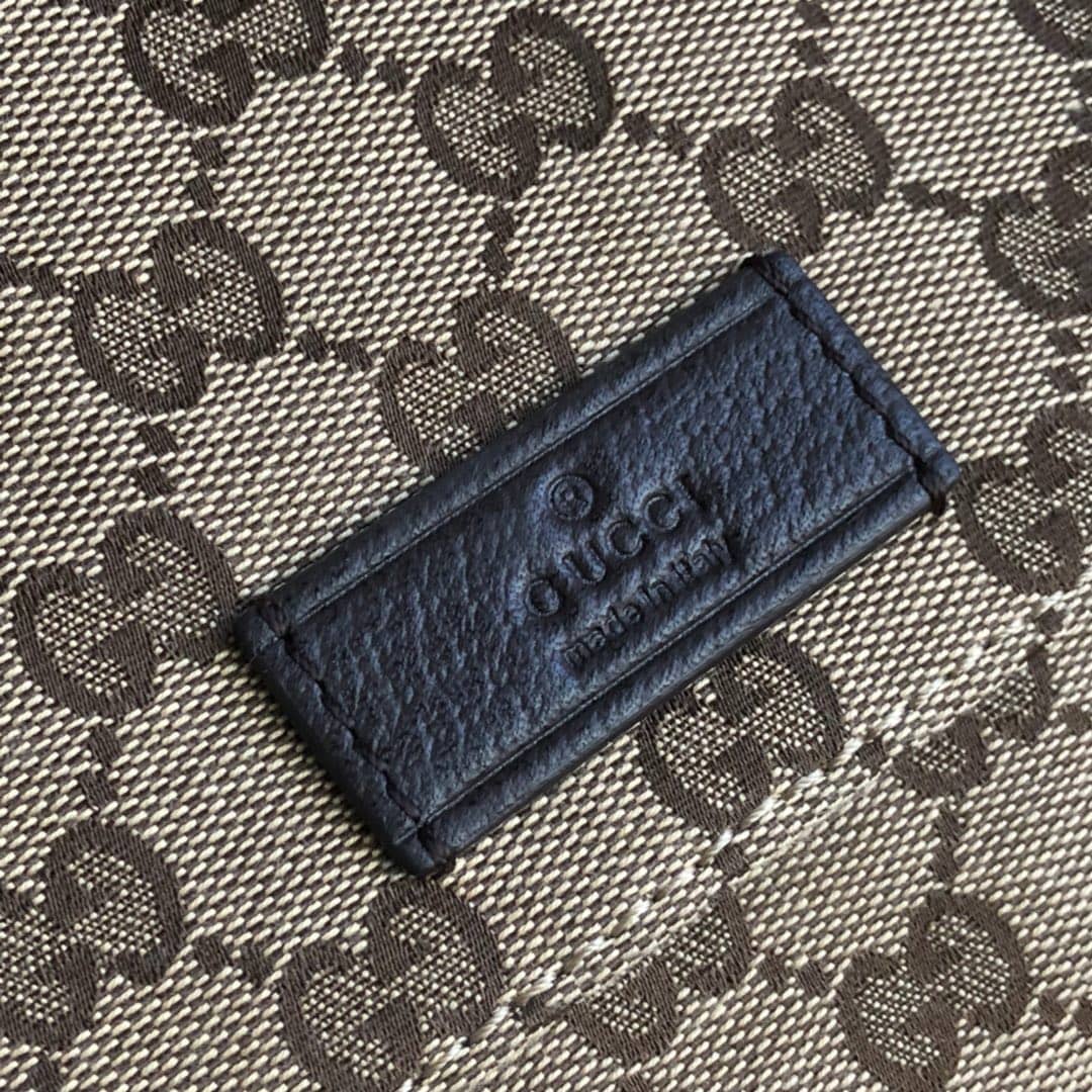 Gvc*1 GG Canvas Messenger Bag Replica Brown 146236