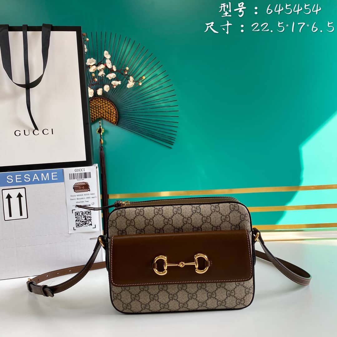 Gvc*1 1955 Horsebit Small Shoulder Bag Replica 645454