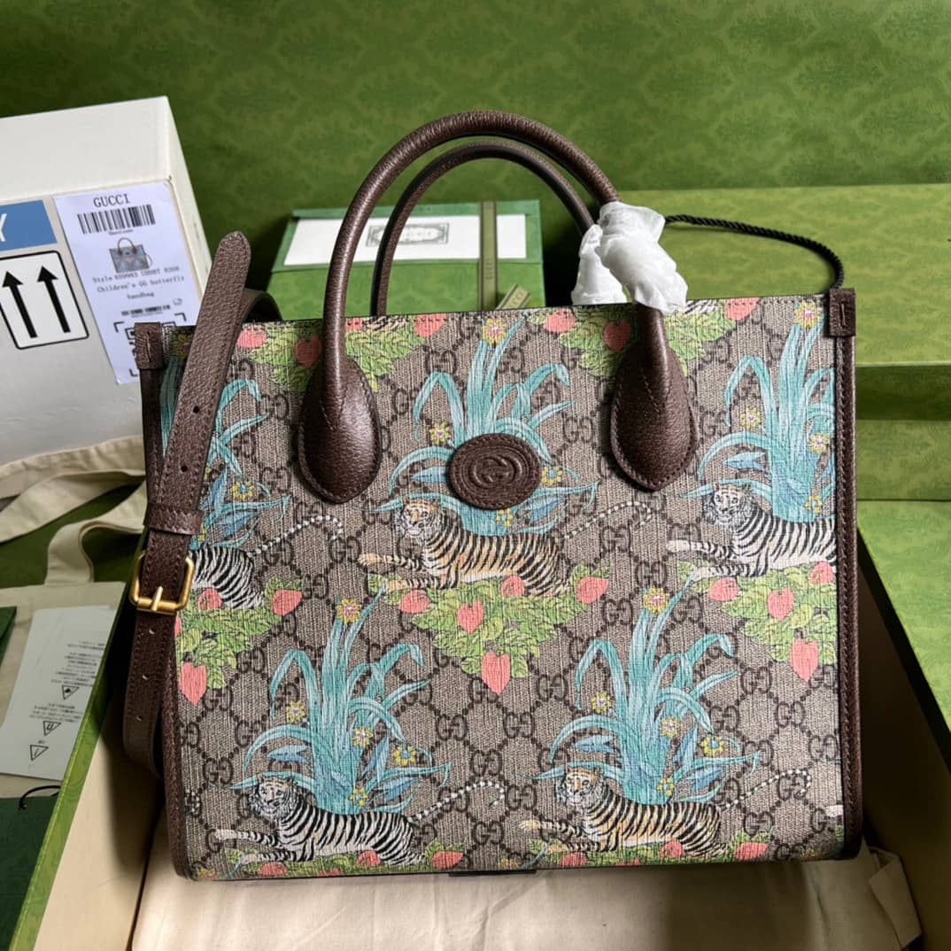 Gvc*1 Tiger GG Small Tote Bag 659983 Replica