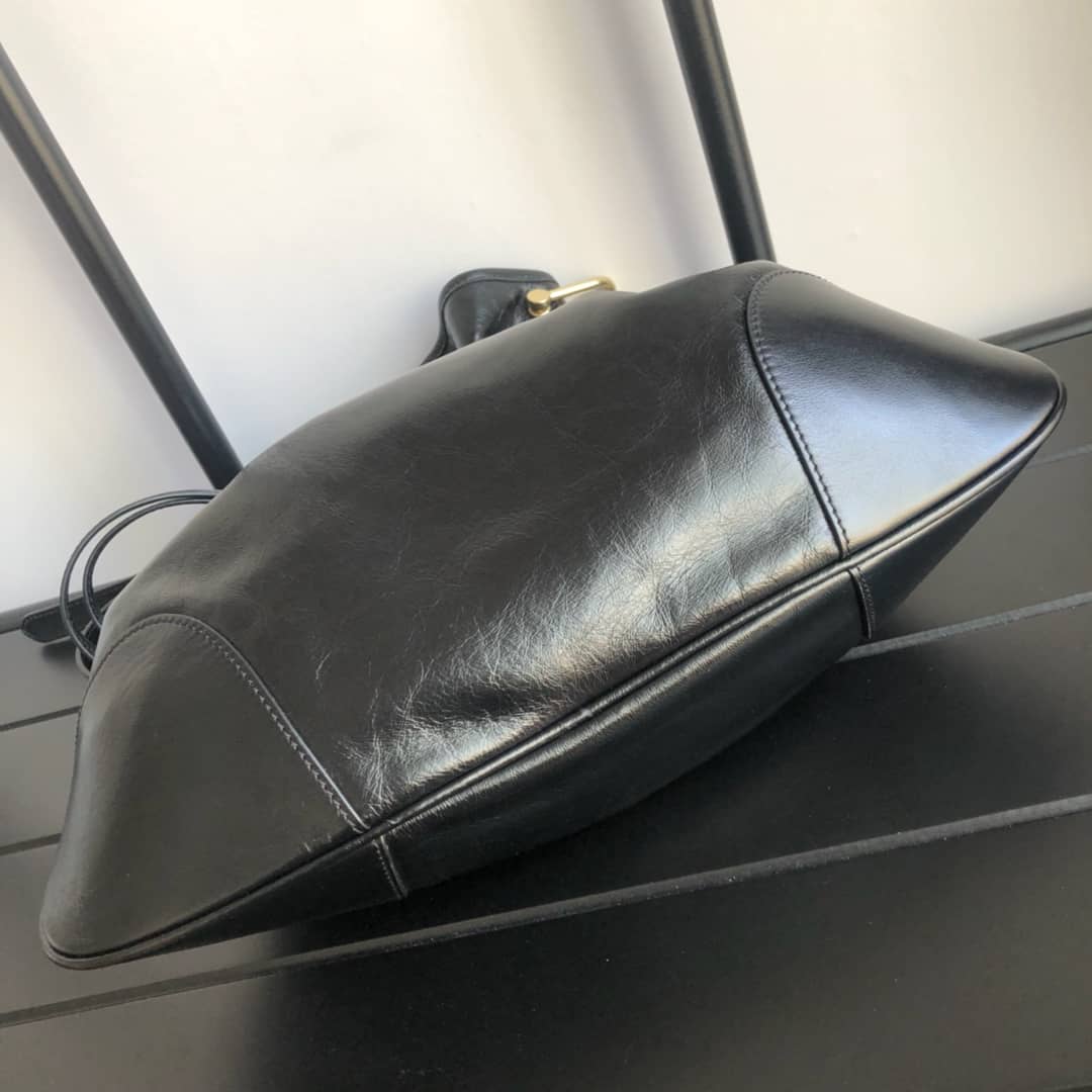 Gvc*1 1955 Horsebit Messenger Bag Replica Black 602089