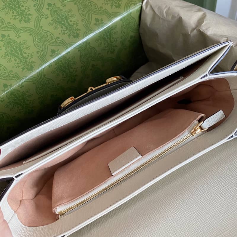 Gvc*1 Horsebit 1955 Shoulder Bag Replica Gray 602204